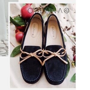 Ozlana UGG EXTRA-Moccasins Water Resistant in BLACK Size 8 NEW